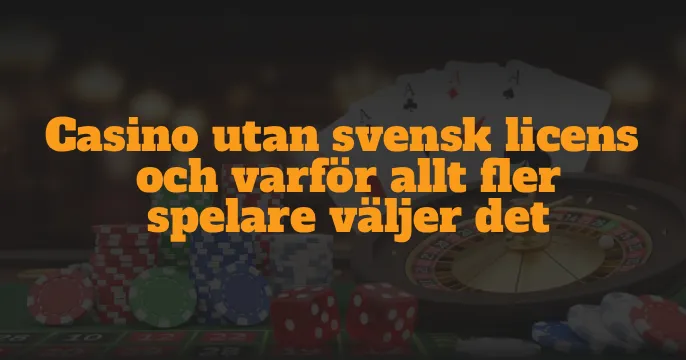 casino utan svensk licens